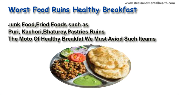 Worst Food Ruins Healthy Breakfast